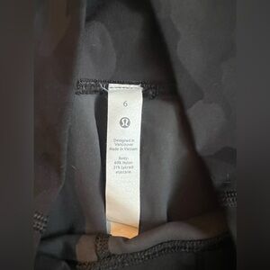 Lululemon Wunder Train black camo Leggings